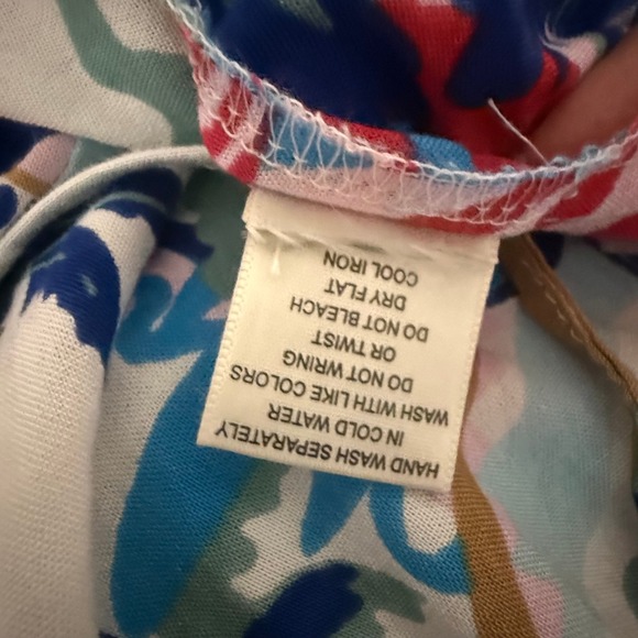 Fresh Destinations Tropical Vacation Print Rayon Wide Leg Pants Womens Medium - Picture 16 of 16